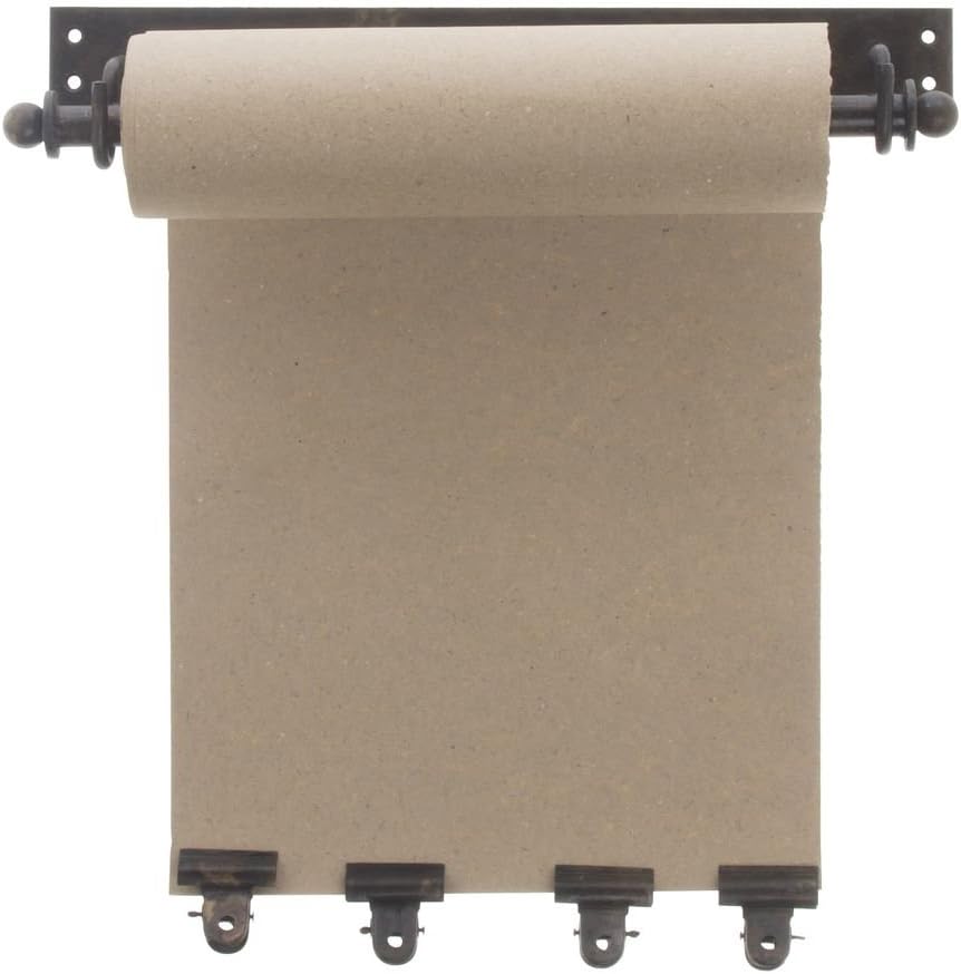 Kalalou NDE1122 Hanging Note Roll with 4 Clips, Brown Office Products