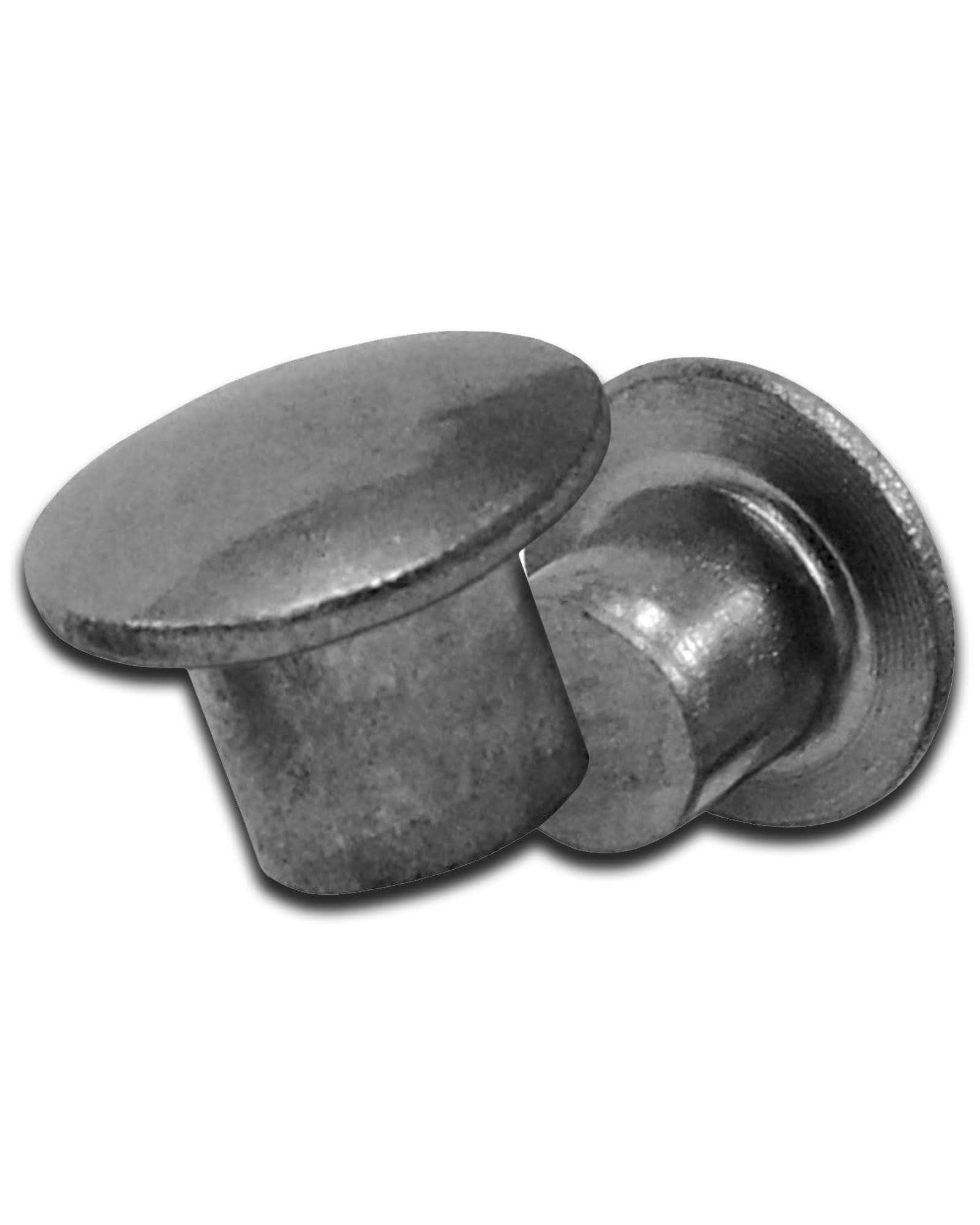 Black Silicone Ring Men 100 Pcs Steel Solid Rivets 3/16x3/16 - Zinc ...