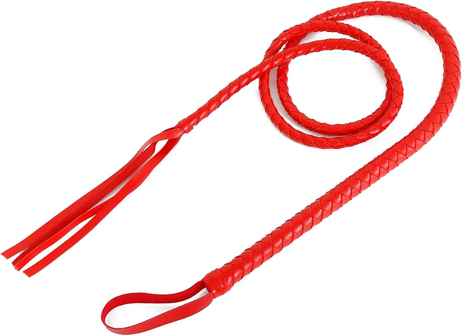 74.8inch Couple Training Adult Supplies Tassel Whip Role Play Props Braided Leather Whip Slap Whip