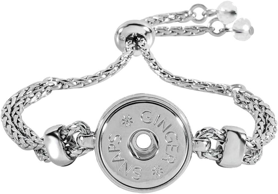 Ginger Snaps Rubber Stopper Adjustable Bracelet | Interchangeable...