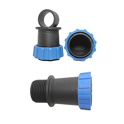 NEXTGEN AGRO Rain pipe connector End Cap 40mm/ MTA Fittings Rain pipe irrigation system COMBO (END CAP-3 Pcs/MTA-3 Pcs)