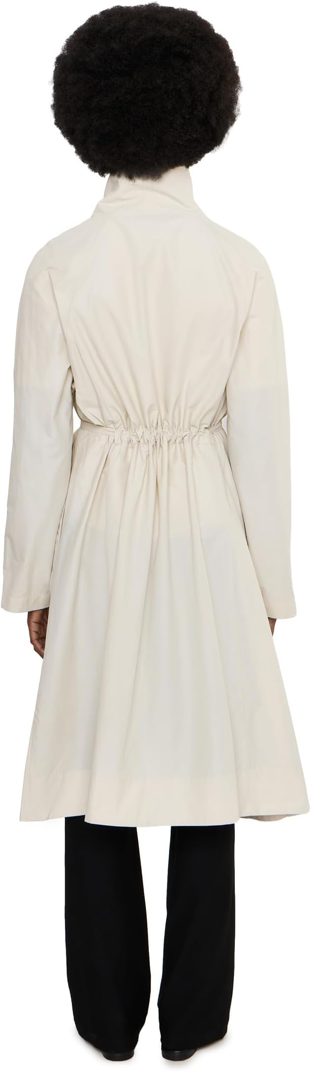 Женские куртки Eileen Fisher Light Cotton Nylon High Drape Neck Coat — фото 5