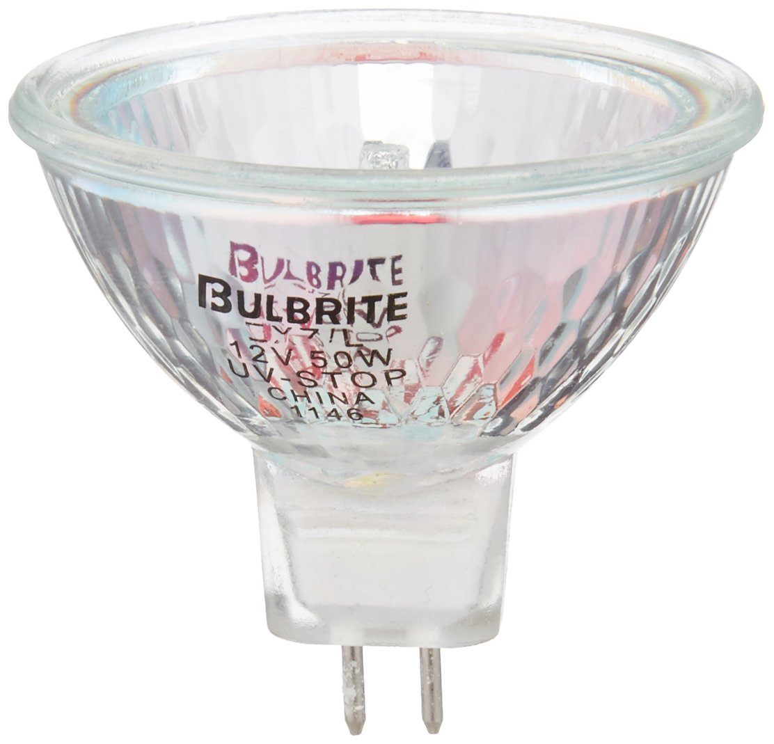 Bulbrite EXZ/L 50-Watt 12-Volt Halogen MR16 Bi-Pin Lensed, Narrow Flood
