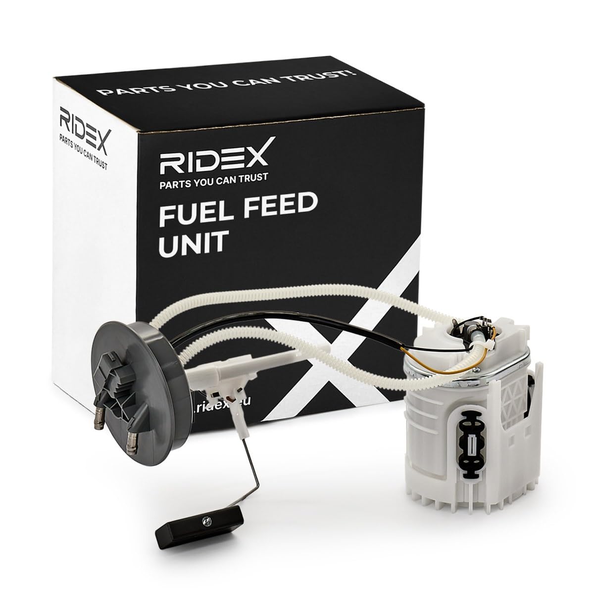 RIDEX 1382F0030 Unidad de alimentación de combustible eléctrico con sensor de nivel Compatible con VW Transporter T4 Bus 70B, 70C, 7DB, 7DK, 70J, 70K, 7DC, 7DJ Gasolina