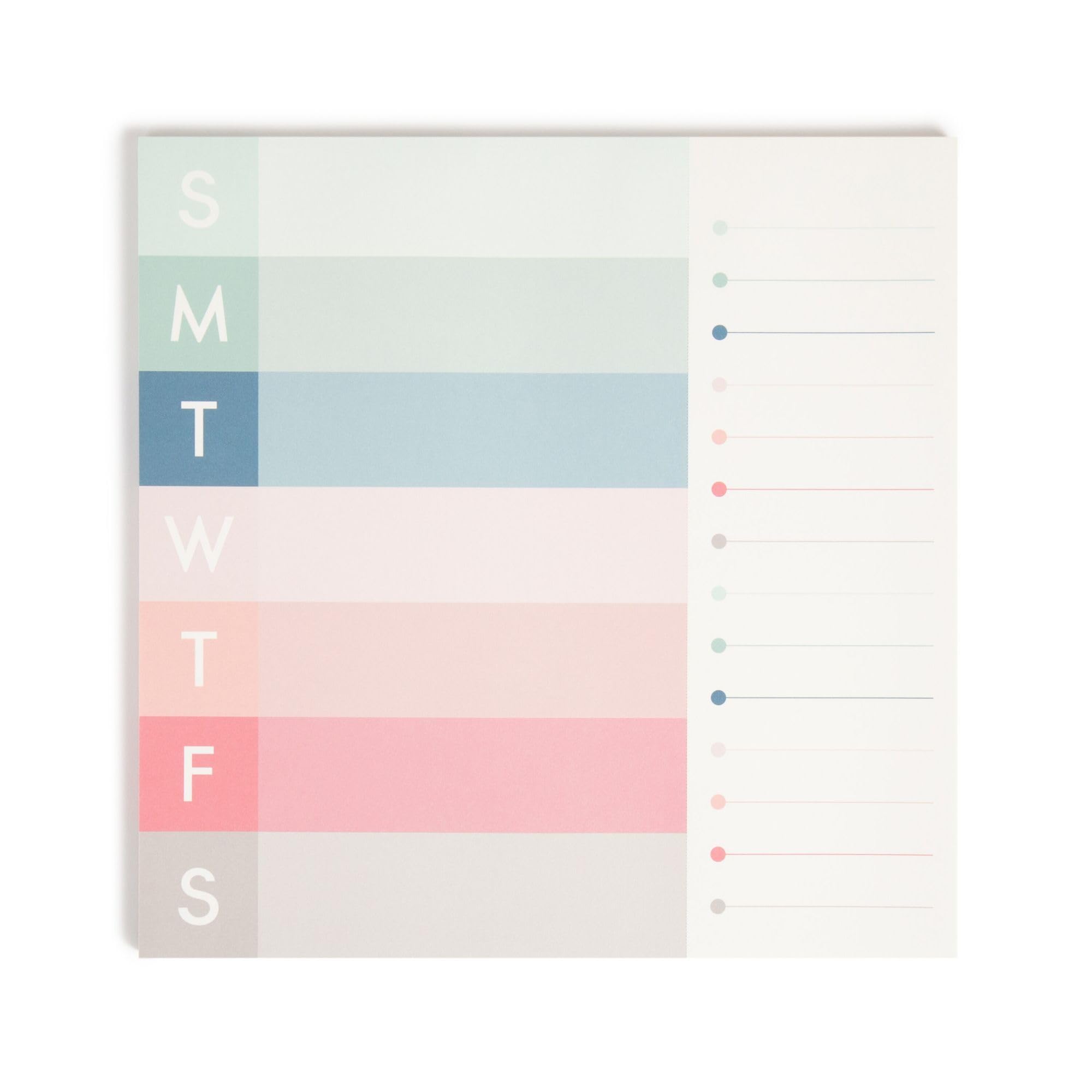 U Brands Weekly Planner Desk Pad, 10 x 10 Inches, Undated Weekly Calendar Pad, Desktop Planning Notepad for School, Office & Home Organization, Tear-Off Sheets for Scheduling & Task Management