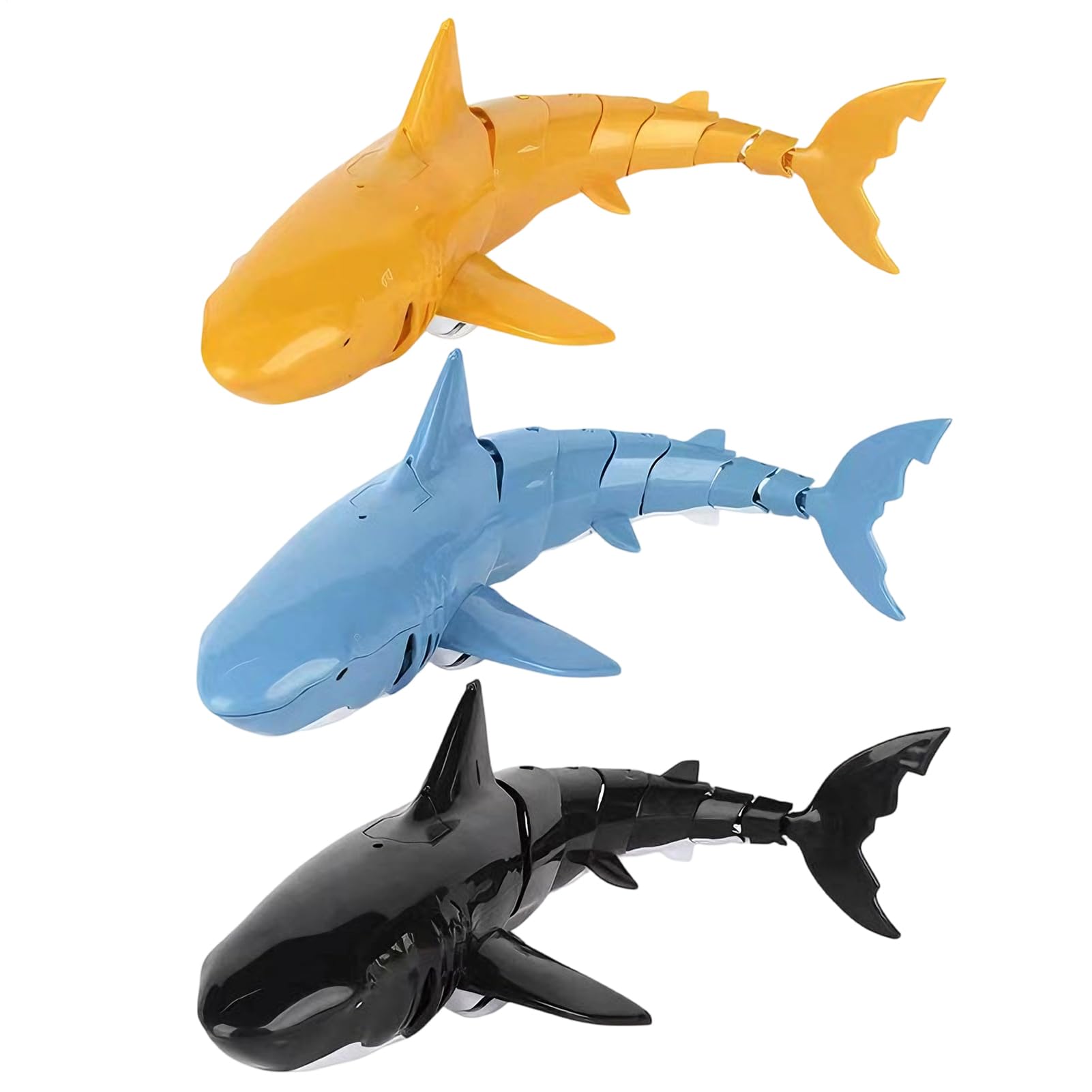 Squalo Acquatico Genitore-Bambino | Simulazione di squalo Telecomandato per ragazzi e ragazze, regalo di compleanno di Natale per spiaggia, piscina all'aperto
