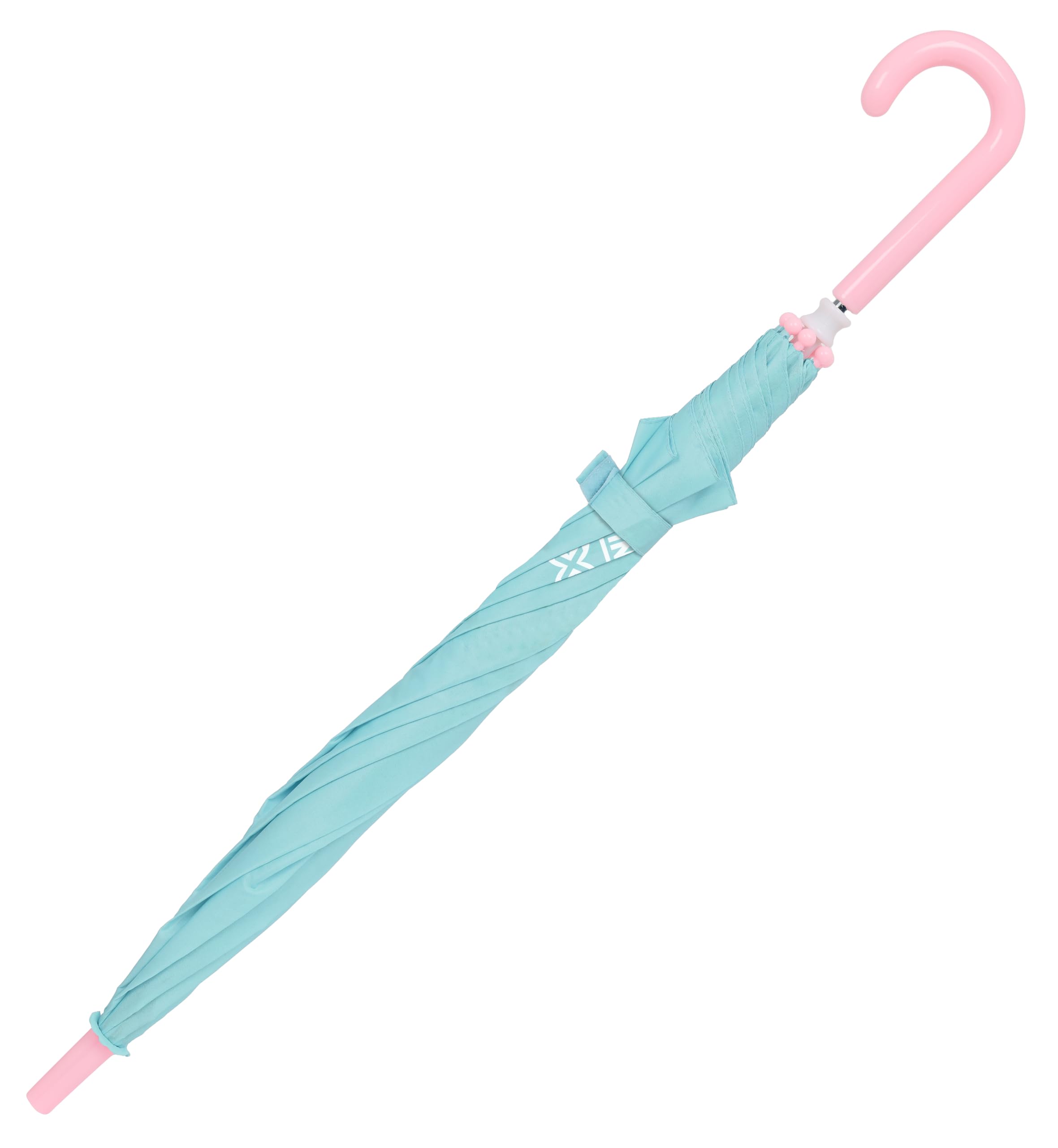 safta MUNICH HEAVEN - Ombrello manuale, 8 pannelli, aste metalliche, comodo e versatile, qualità e resistenza, 48 cm, materiale poliestere, colore celeste, azzurro, Estándar, Casual
