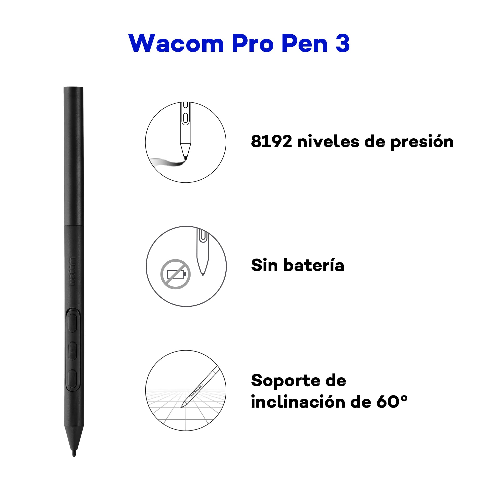 Wacom MovinkPad 11, Tableta Independiente Android 14, Incl. Pro Pen 3 | Tableta gráfica (sin PC), pantalla portátil nítida, sensación de lápiz sobre papel con cristal antirreflejo grabado y cámaras