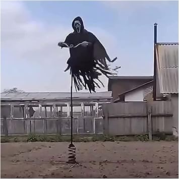Halloween Scarecrow Ghost Face Scarecrow Witch Halloween Decoration Festival Atmosphere Horror Theme