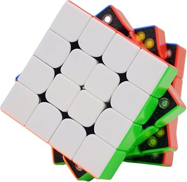 Bukefuno GAN 460 M 4x4 Magnetic Stickerless Speed Cube Puzzle Gans 460M