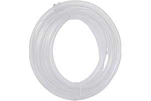 EZ-FLO 3/8 Inch ID (1/2 Inch OD) PVC EZ Tube Hose for Pneumatic Applications