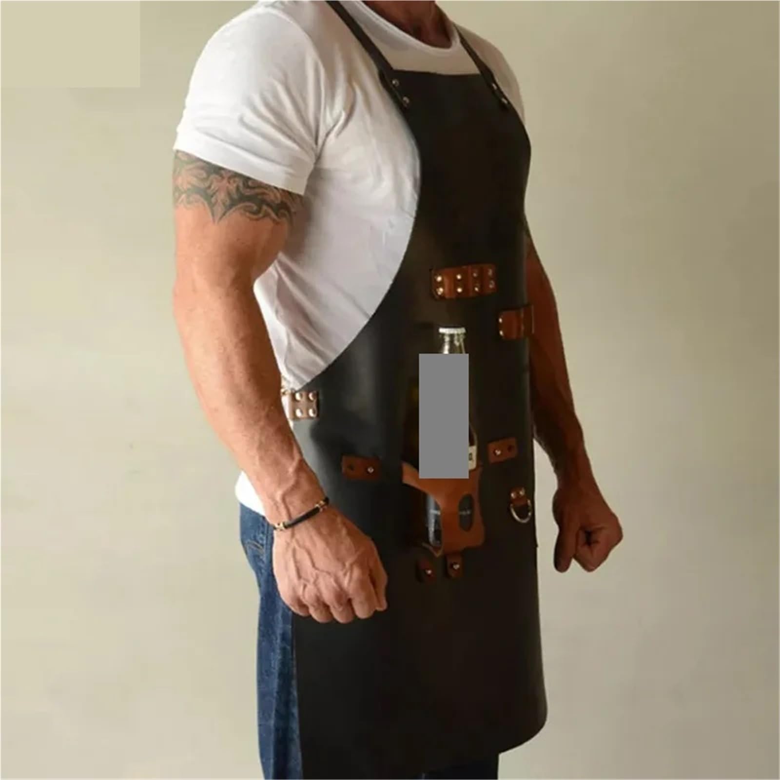 Grembiule da cucina, grembiule esterno, lavoro multifunzionale in pelle PU, prodotti for la casa e, grembiuli for utensili Per Falegnami