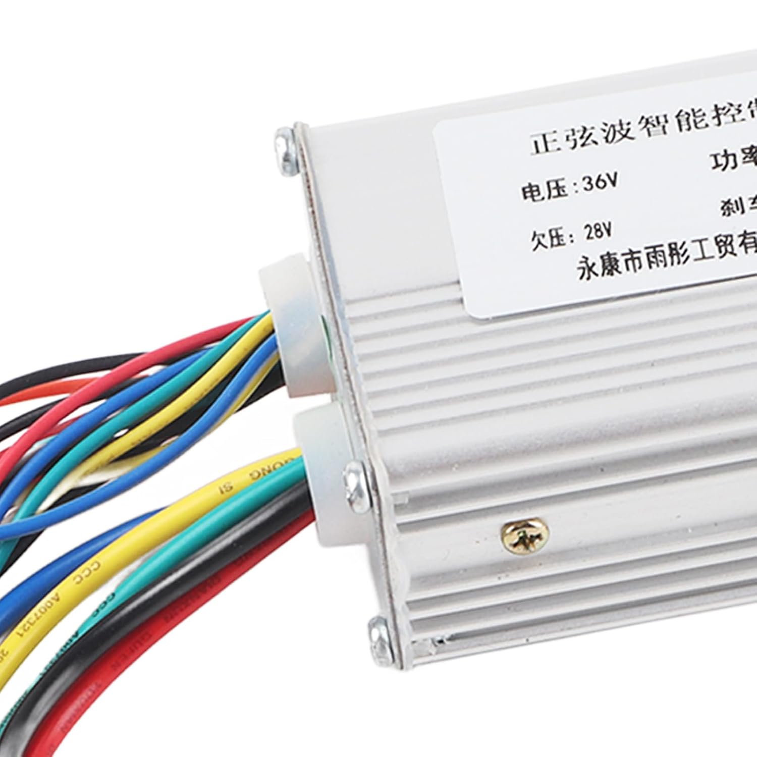 DC36V 350W Brushless Motor Speed Controller Aluminum Alloy DC Motor Brushless Controller Suitable for Electrical Scooter Bike Tricycle