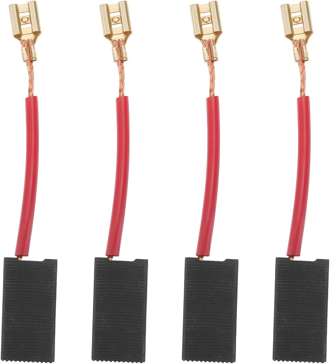 2Pairs Chain Saw Carbon Brushes 6.3X12.5X24mm Compatible with WORX Compatible with B&Q