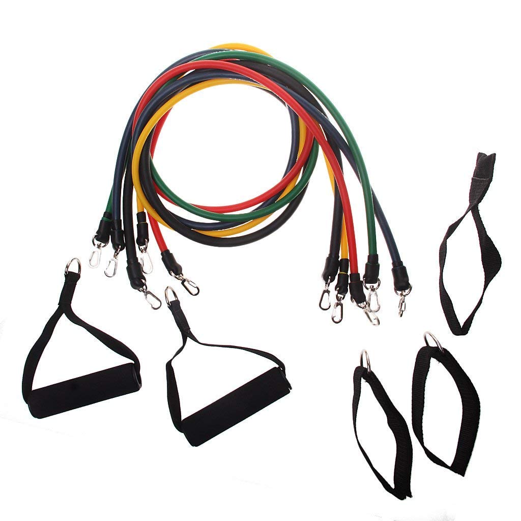Physio Active 11PCS Resistance Bands Set Exercise Resistance Tube (Multicolor) (B08D3TW6M2) Amazon Price History, Amazon Price Tracker