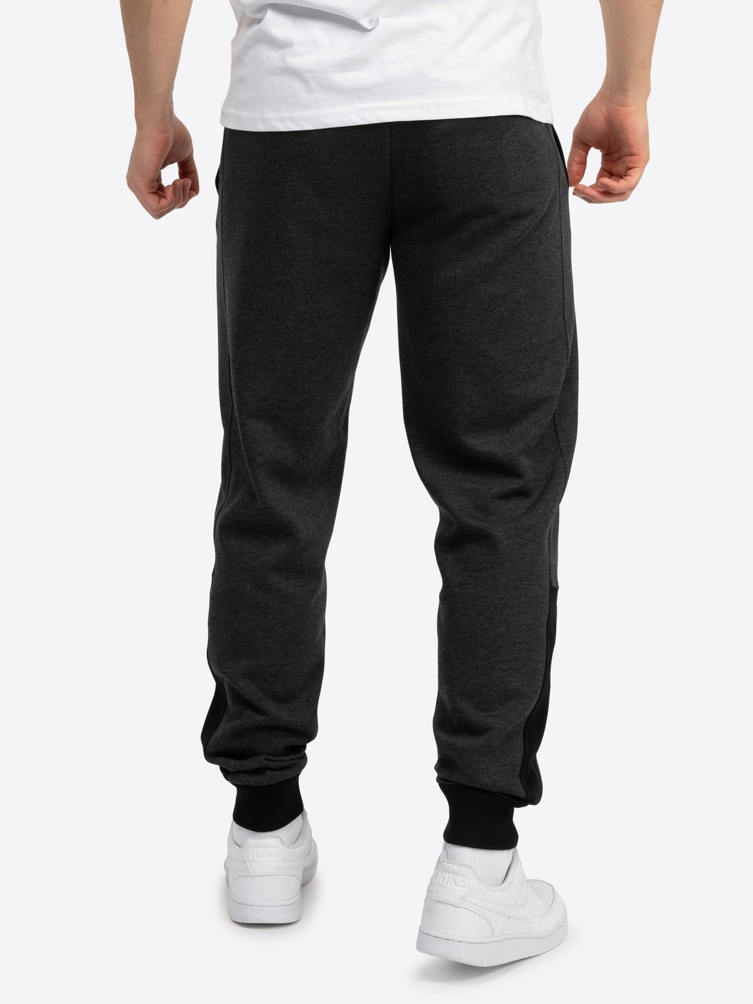 Lonsdale London Heckfield Hombre Pantalones de deporte Antracita Suelto