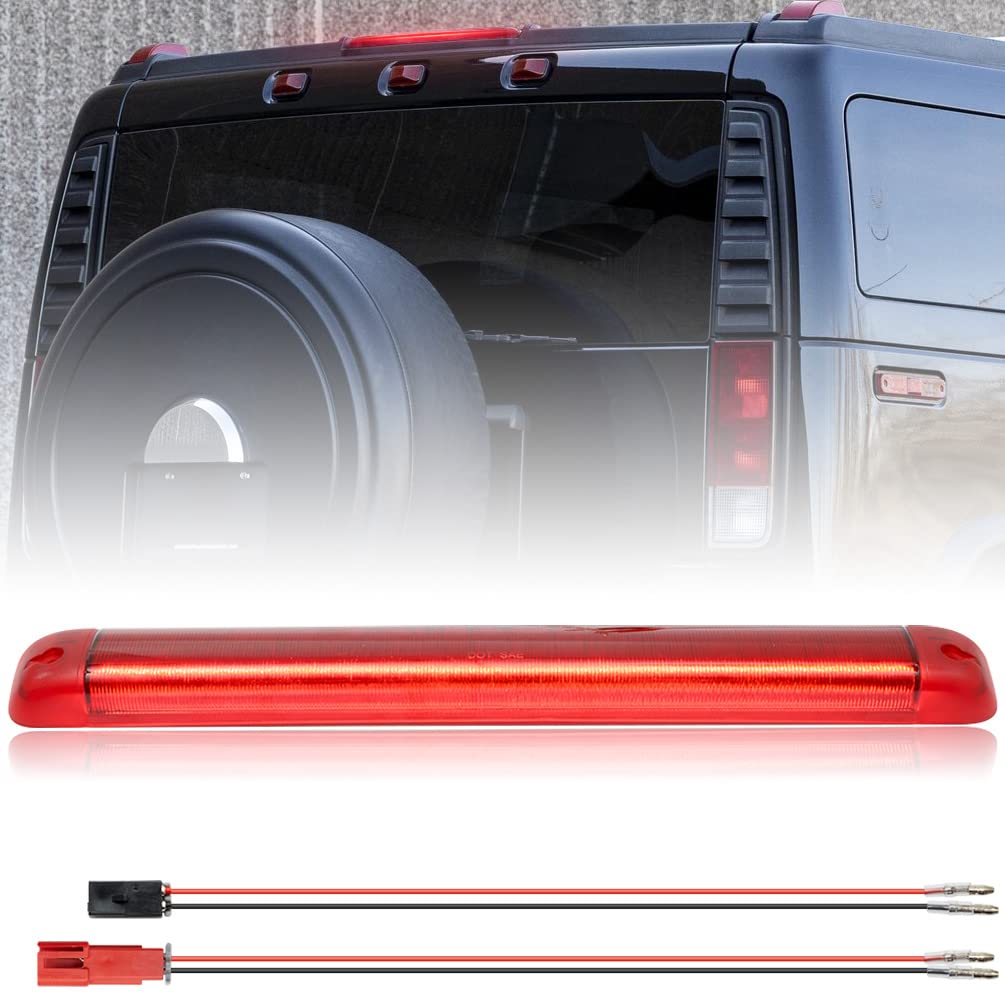 Terzo Stop LED Per Hummer H2 - Lente Fumé, Compatibile 2003-2009