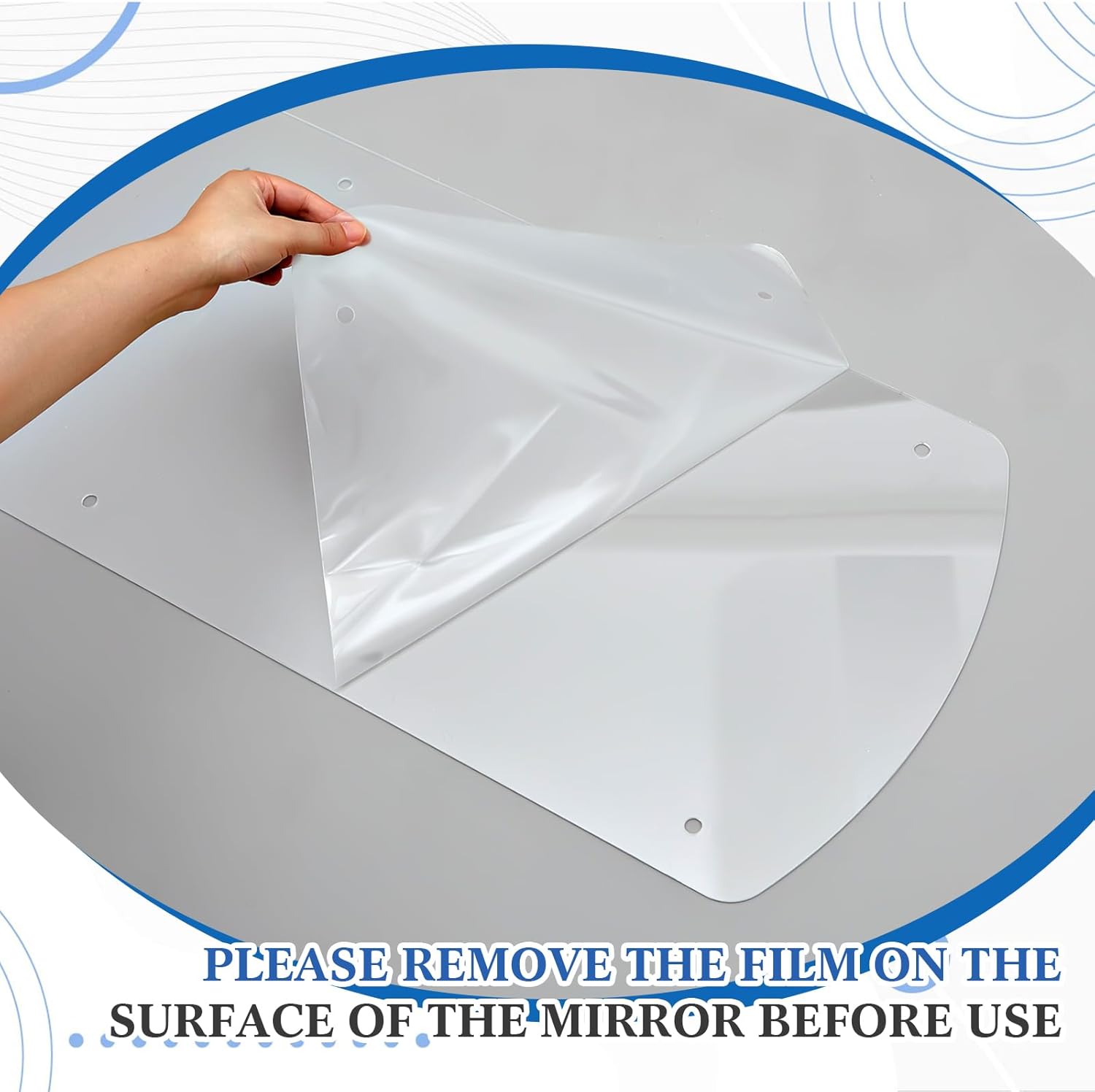 Thyle Large Acrylic Floating Frame 33.5 x 14 Inch Wall Sign Holder with Standoff Wall Mount Poster Frame 1/2/3 Signs Available