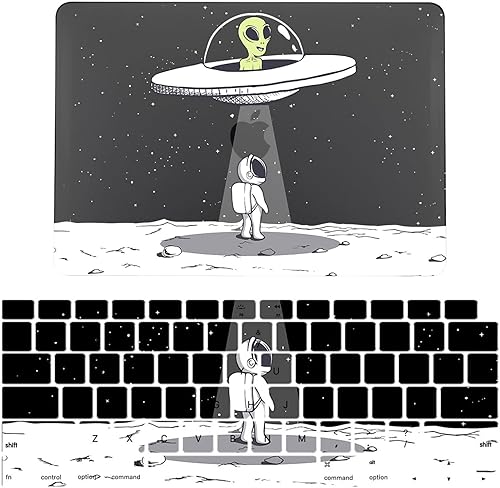 IVY Funda de astronauta para MacBook Pro 13 (2009-2012, modelos A1278) Funda rígida con cubierta de teclado - I