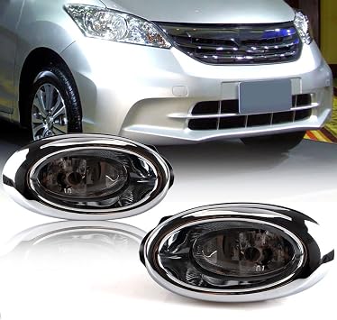 Front Fog Lamp Assembly Daytime Running Lamp Front Bumper Lamp with Cover Fog Lights and Wiring for Honda Fried 2012 2013