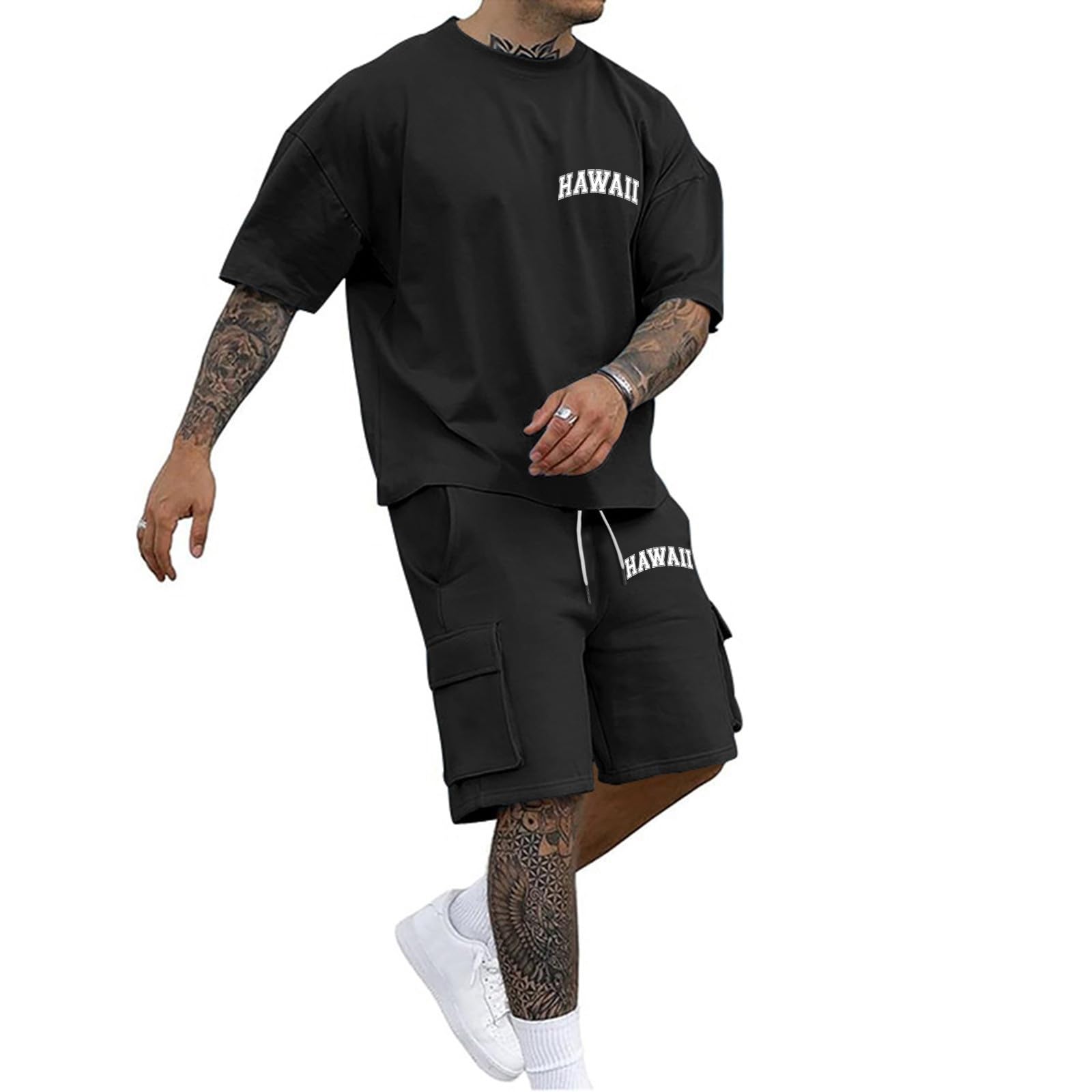 Ensemble homme été léger lavable en machine veste pantalon XXL - 6