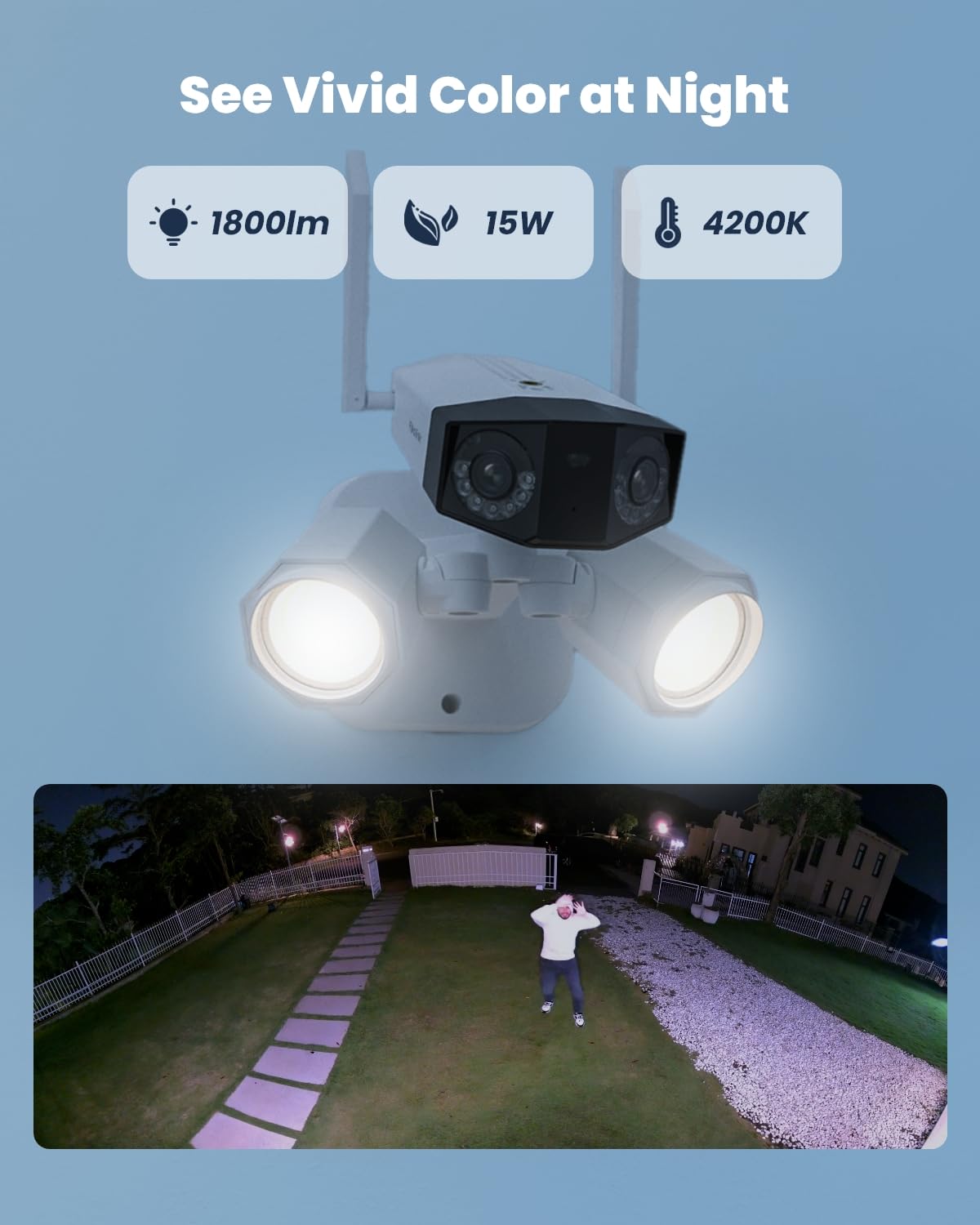 Amazon.com: REOLINK 4K Floodlight Outdoor Security Camera with
