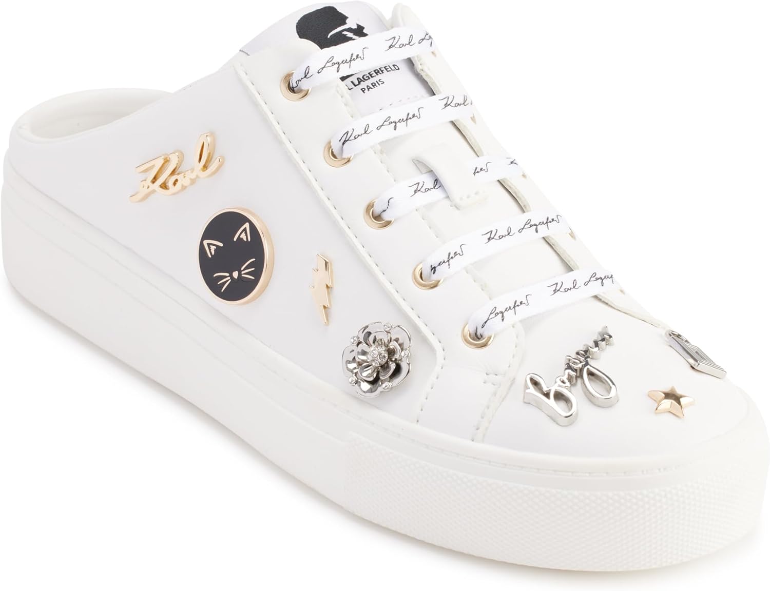 KARL LAGERFELD Women's Cordelia Slip-on Sneaker Mules