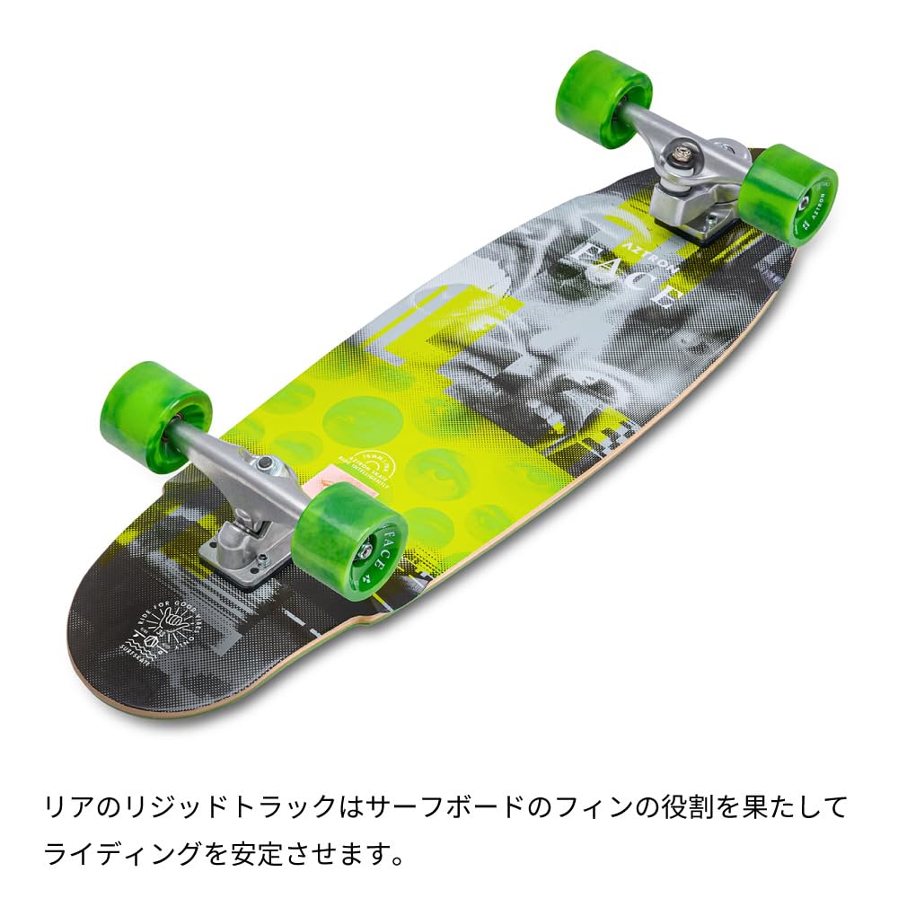Aztron ak-403 Surfskate Face 33 Unisex Adulto, Multicolor, M