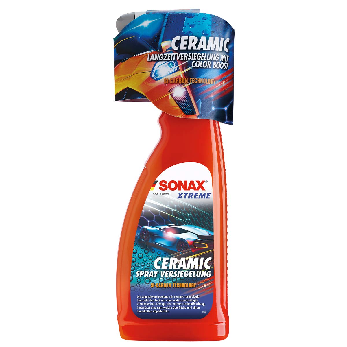 detailmate SONAX Xtreme Ceramic Versiegelung & Detailer Set: Ceramic SprayVersiegelung 750ml + Xtreme Ceramic QuickDetailer 750ml + 2 Mikrofasertücher 320GSM + 550GSM