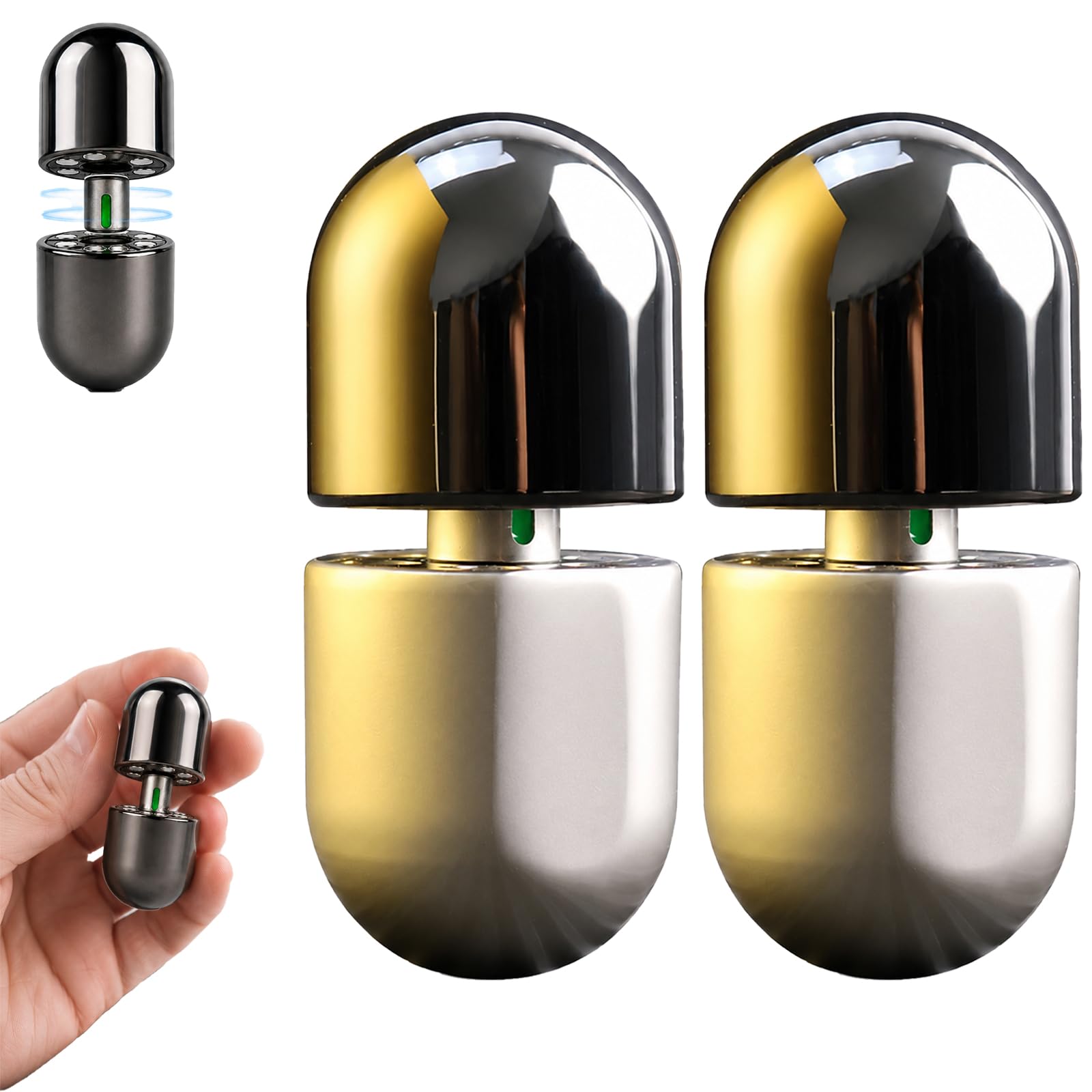 Magnetic Levitation Fidget Spinner,Metal Pill Fidget Spinner Toys