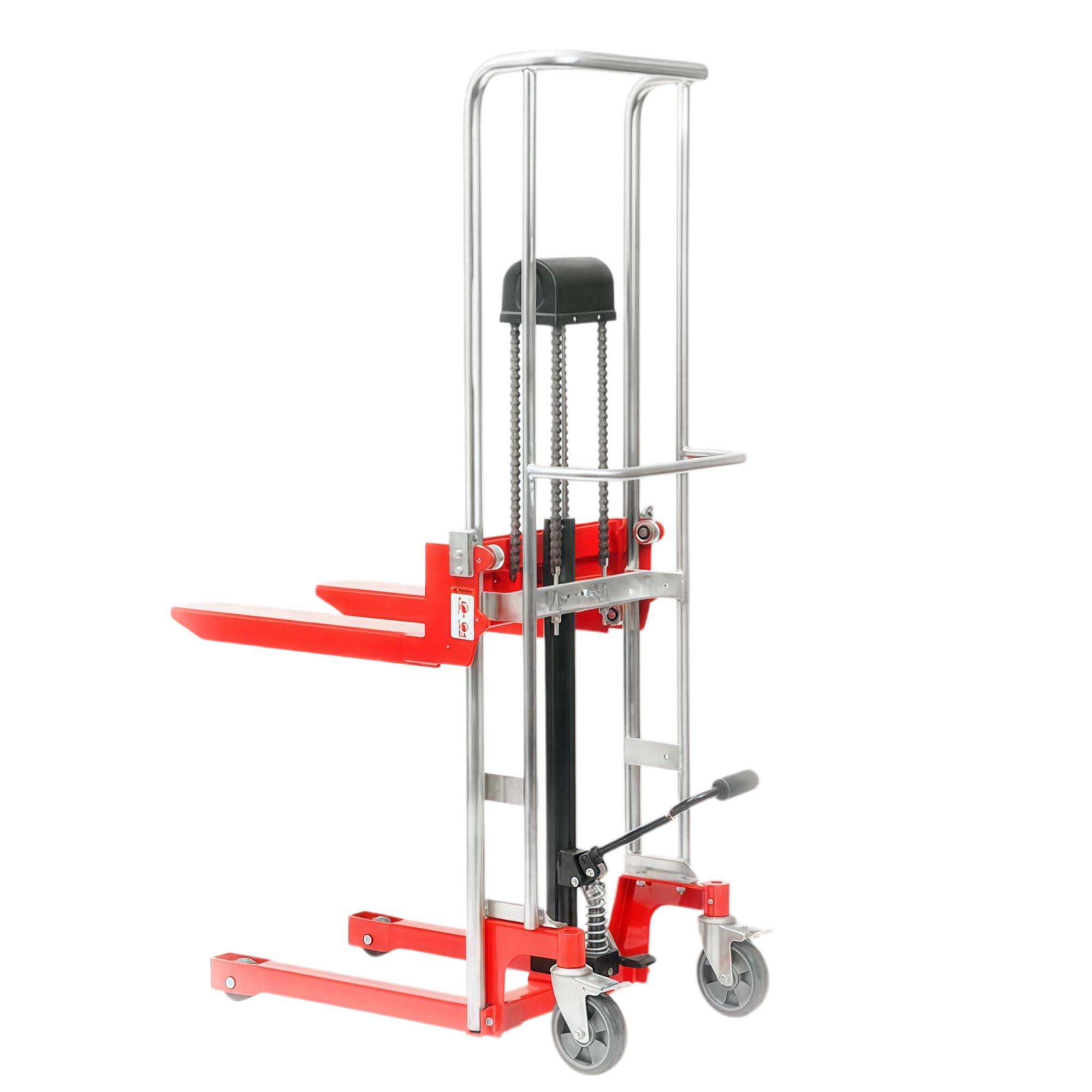 Transpallet Manuale Carrello elevatore Idraulico Manuale da 400 kg, capacità 110 cm, for impilamento in Magazzino