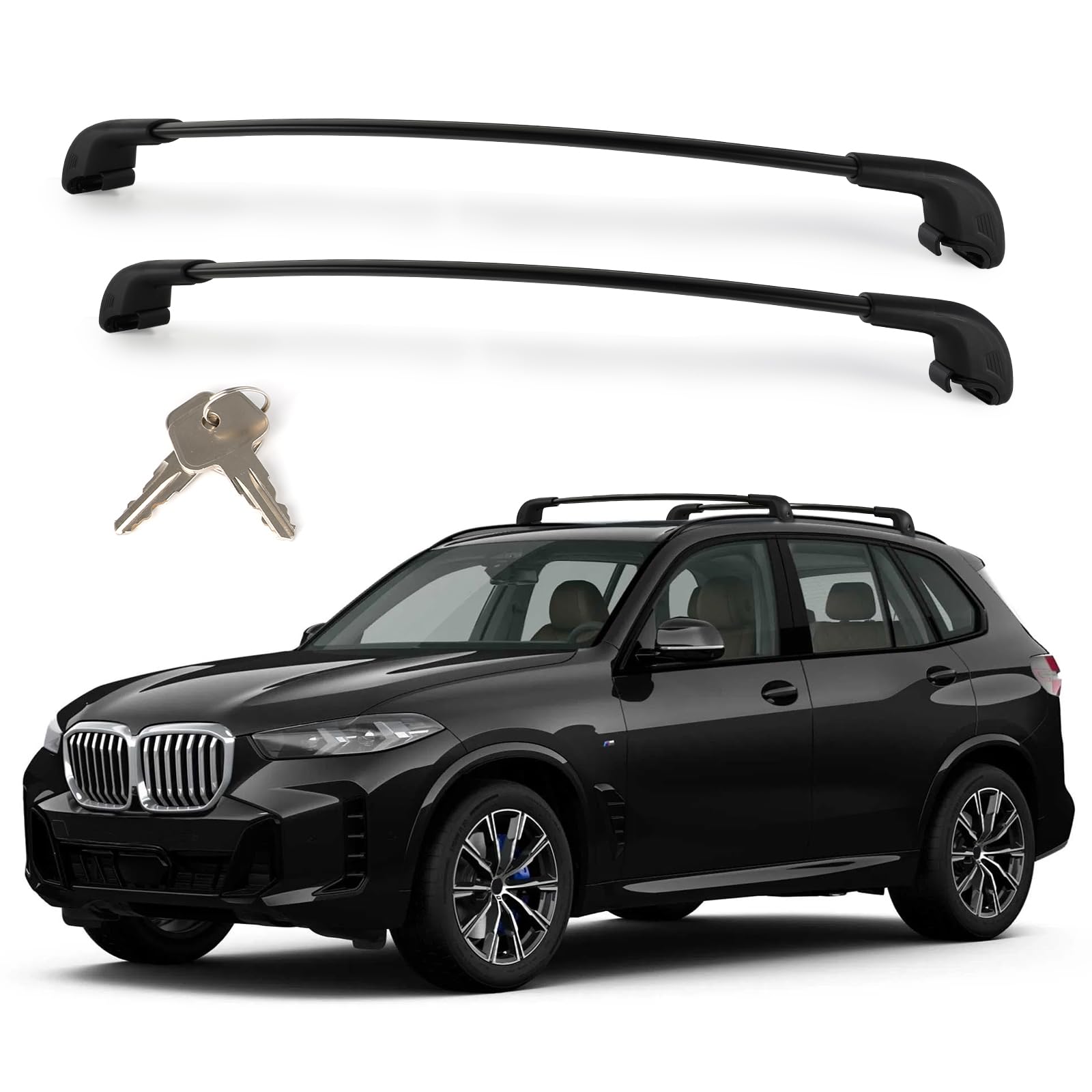 Photo 1 of 330LB T-Slot Roof Rack Cross Bars Compatible with BMW X5 G05 2018-2026