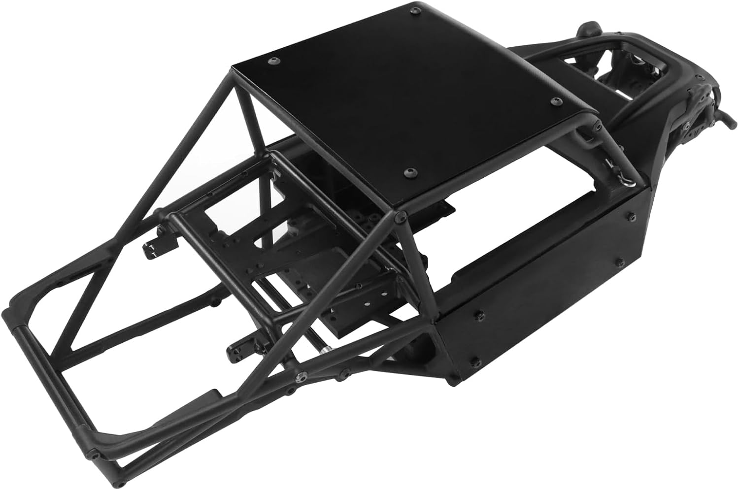 H10 Optic Body, Aluminum Body Panel Kit for Vanquish H10 Optic Sparco Yokohama RTR 1/10 RC Crawler Upgrades Parts (Black)