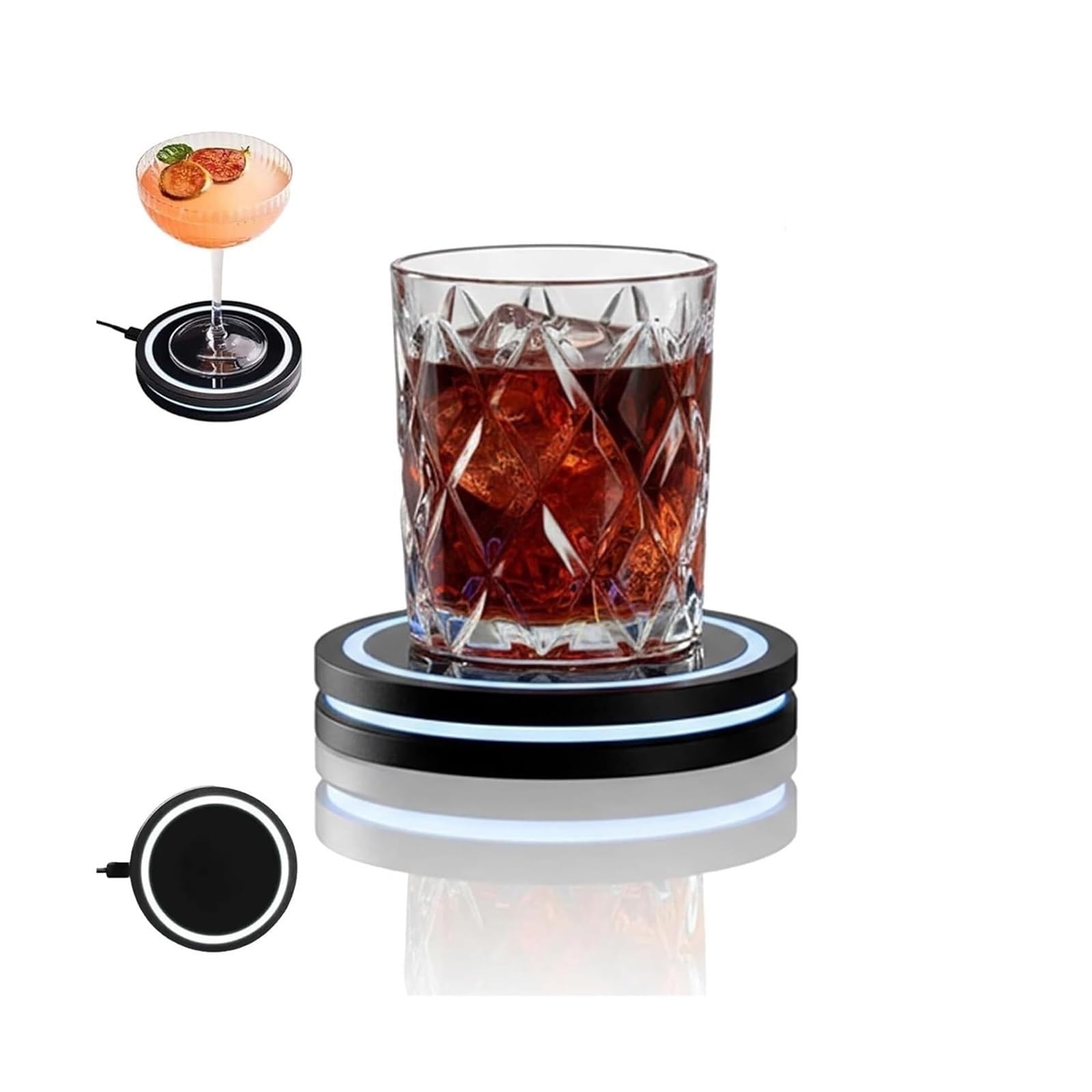 Nucelit Compact Modifiable Light Ride Beverage Maker with Smart LED for Parties Outdoors Portable Compact Intelligent Led Light Rotating Beverage Machine