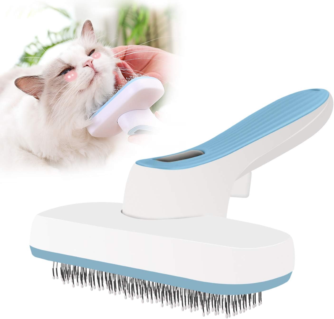 EASTLION Pet Grooming Brush Slicker Dog Cat CombRemove Loose Dead