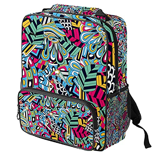 Sac à dos ordinateur portable graffiti idéal pour aller au bureau ou en cours