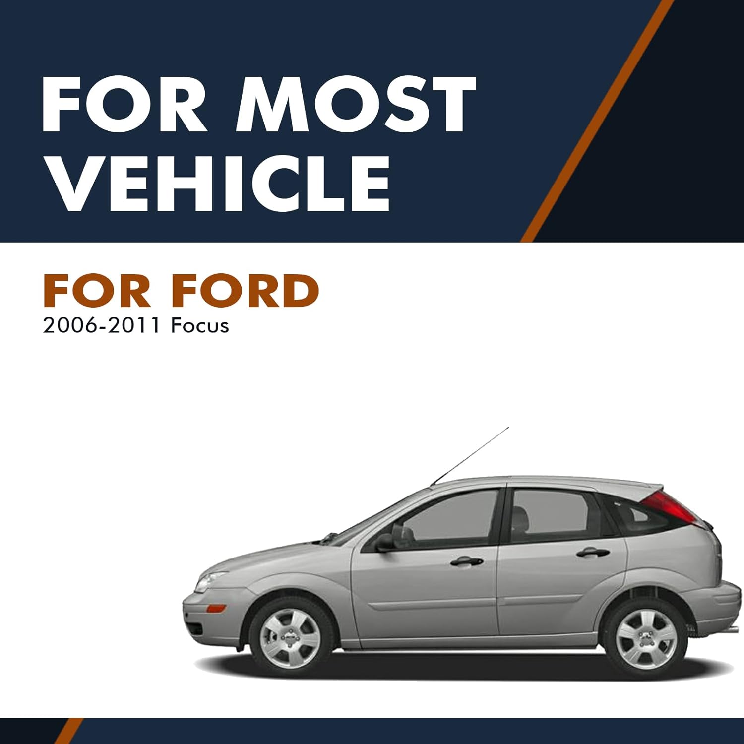 PM Auto Pair 2 Front Left - Right Suspension Strut Assembly Compatible With 2006-2011 Ford Focus