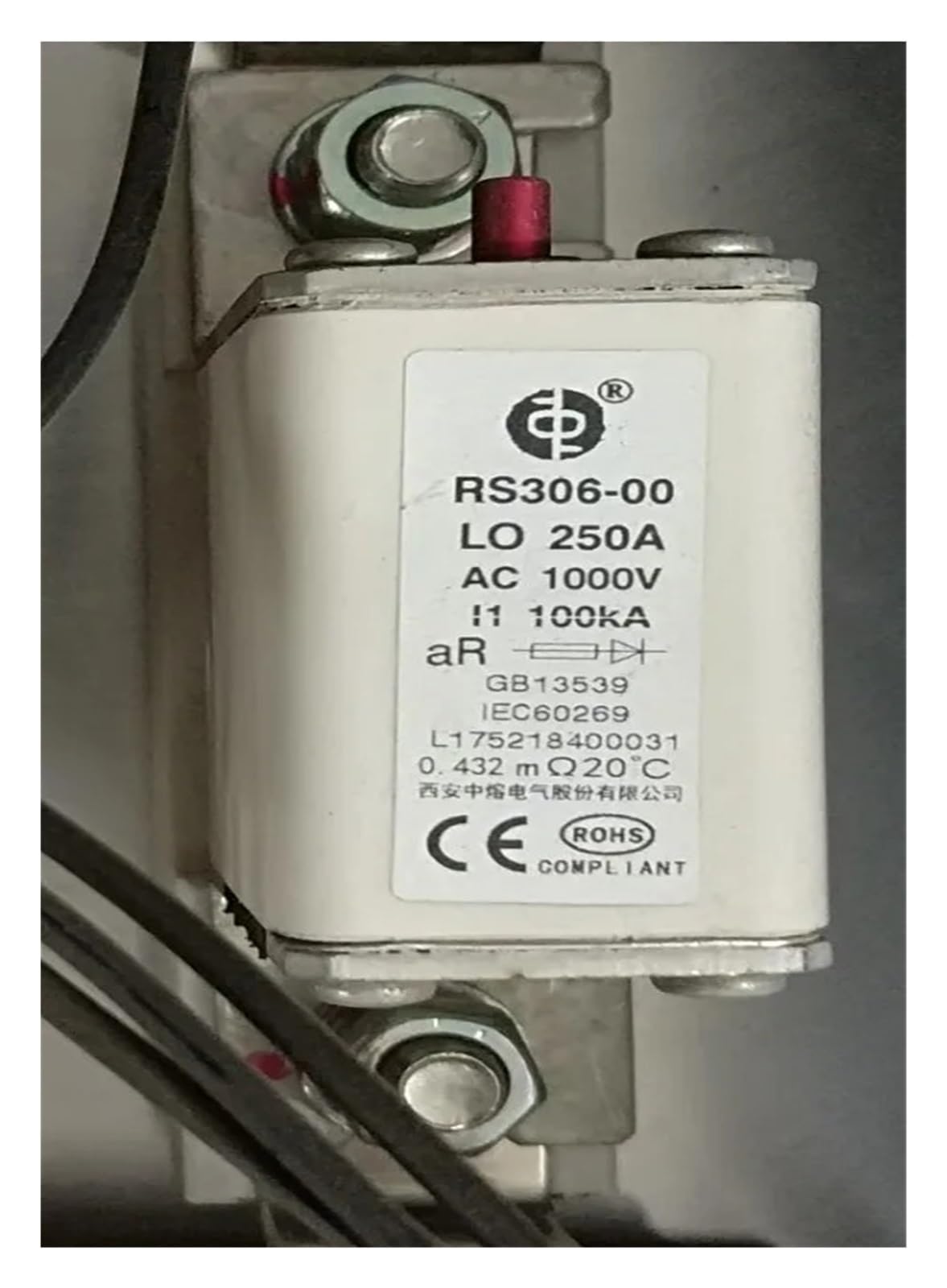 Fusibles RS306-3-S1P 1000A protection circuit armoire électrique et surtension industrielle