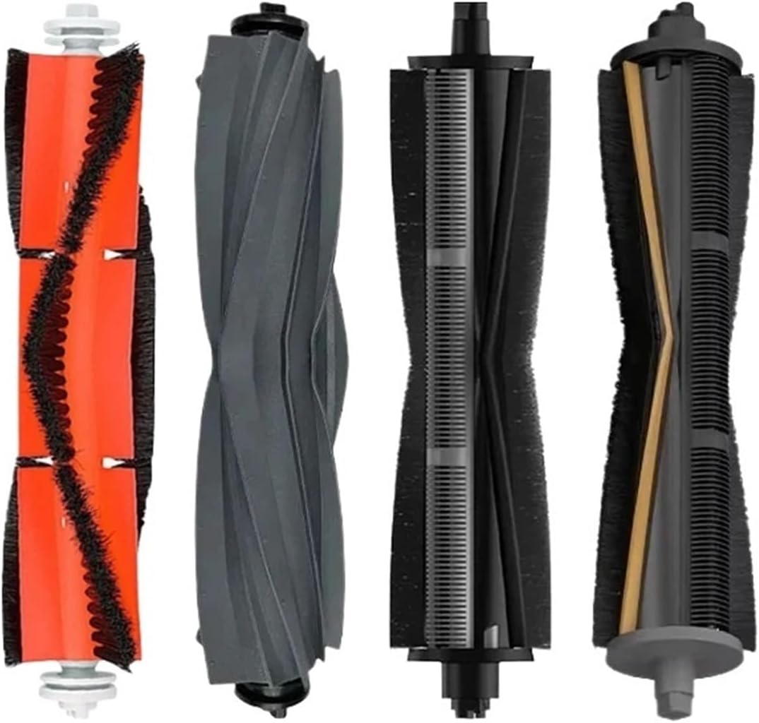 Compatible with Xiaomi Robot Vacuum S20 / X20 + / X20 Plus Cutting Hair Anti-Tangle Roller Brush Compatible with Dreame Range Rubber Hair Main Brush(Army Green)