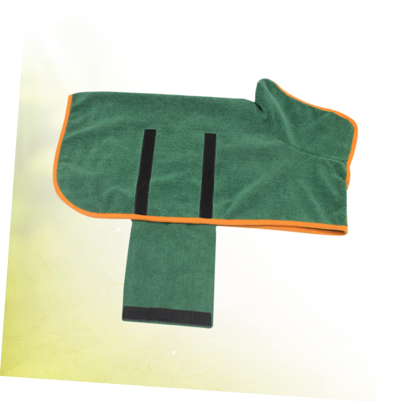 Kisangel 2 Pièces Peignoir Chat Serviette de Bain en Microfibre pour Chien Serviettes pour Chien pour sécher Les Chiens Peignoir pour Animaux de Compagnie Peignoir Chien Green