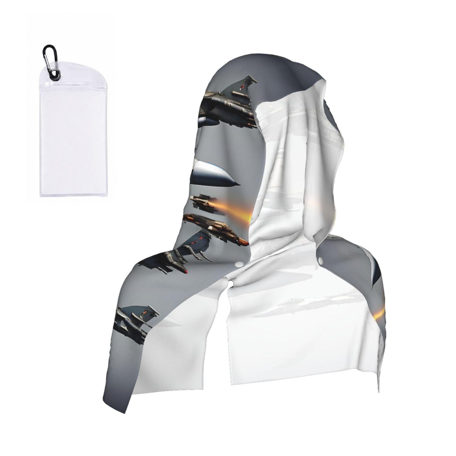 ZYJHYY Aircraft Fighter Jets Print Unisex Swimming Towel Practical Camping Towel Skin-Friendly Cooling Towel For Workout Training