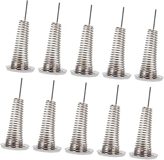 ibasenice 12Pçs Acessórios DIY Brinquedo DIY Base De Mola Enfeite De Argila Base De Mola Boneca Balanço Cabeça De Balanço Brinquedo Primavera Acessórios Automotivos Acabamento De Carro