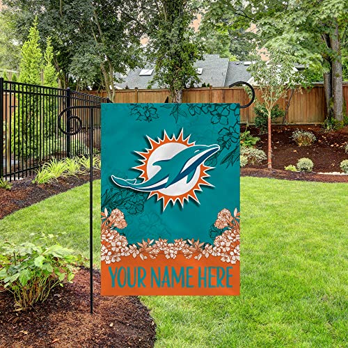Image of Rico Industries NFL Standard /Primary Personalized 13 inch x 18 inch Double Sided Garden Flag