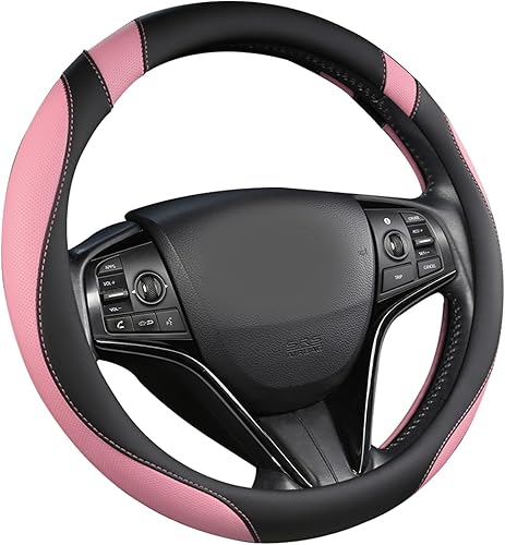 Miniatura 75 de West Llama Cubierta personalizada del volante del coche del coche para Honda (negro)