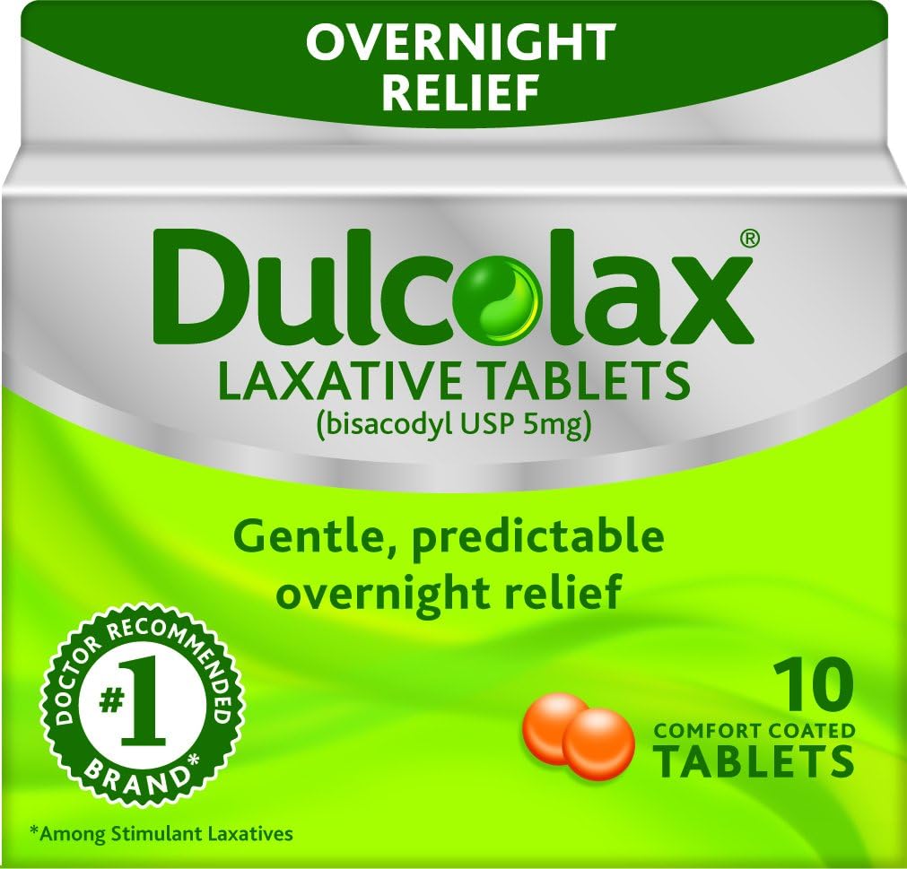 Comprimidos Laxativos Dulcolax, 10 Unidades - Alívio Suave e Confiável para Constipação
