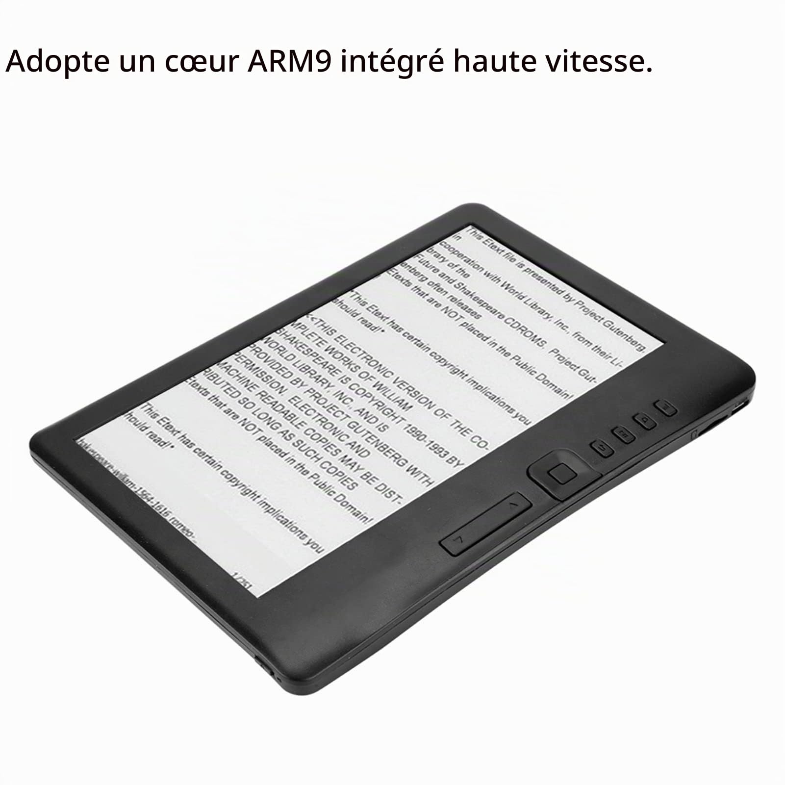 BK7019 Portable 7inch E Book Reader Écran coloré Prend en Charge la Carte Mémoire 16G Mémoire Haute Vitesse E? Booke? Livre Readere? Livre Readbook Readdigital Lire (Mémoire 8G)
