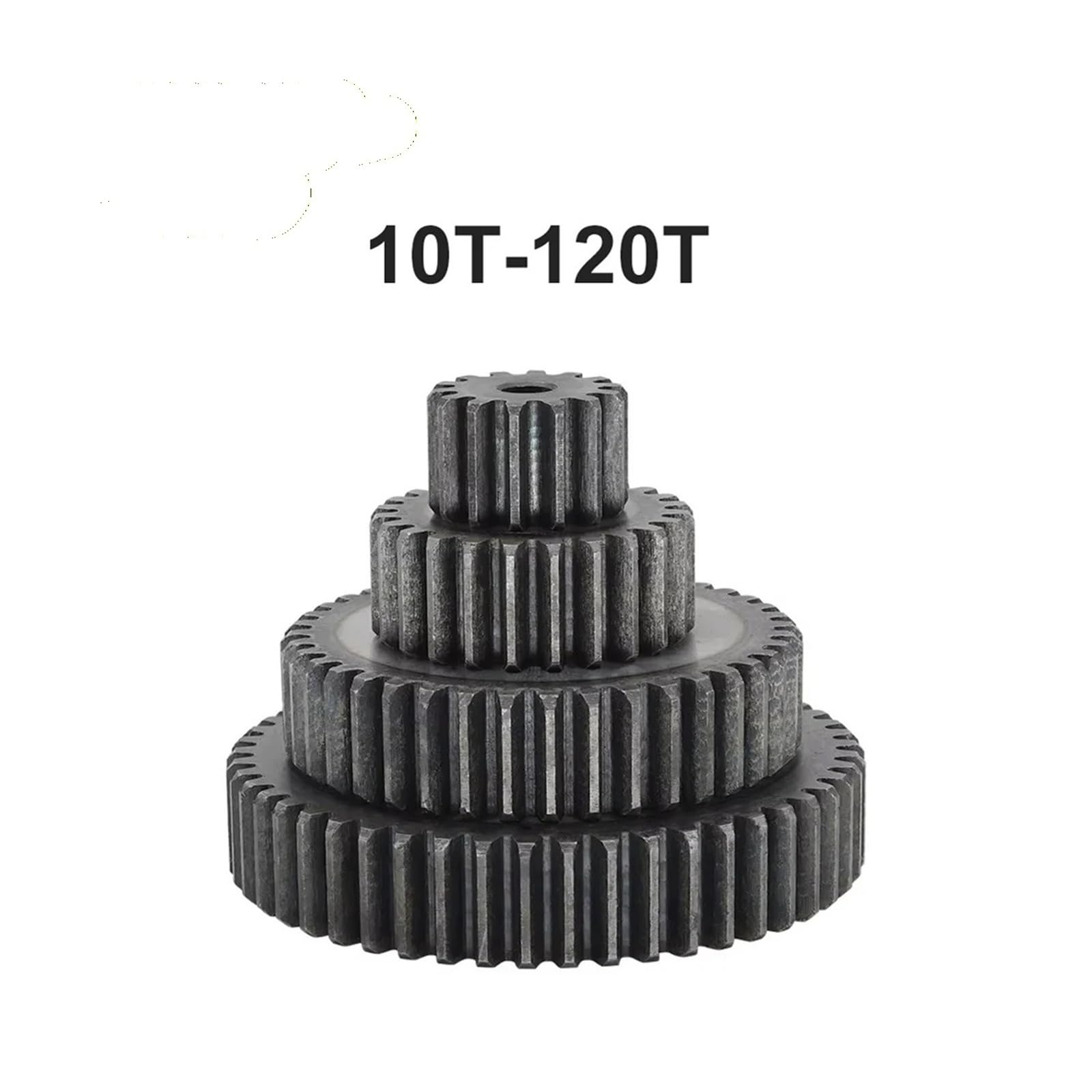 1 pieza 2M-95/98/99/100T 45# engranaje material de acero engranajes cilíndricos para accesorios de transmisión parte CNC (95T, diámetro 20 mm)