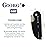 Giorgio G87 Folding Mustache and Beard Comb, Small Pocket Comb for Men,Fine Tooth,Handmade, Saw-cut, Hand Polished,Pocket Styling Combs for Everyday Grooming and All Type of Hair Care (Black Graphite)