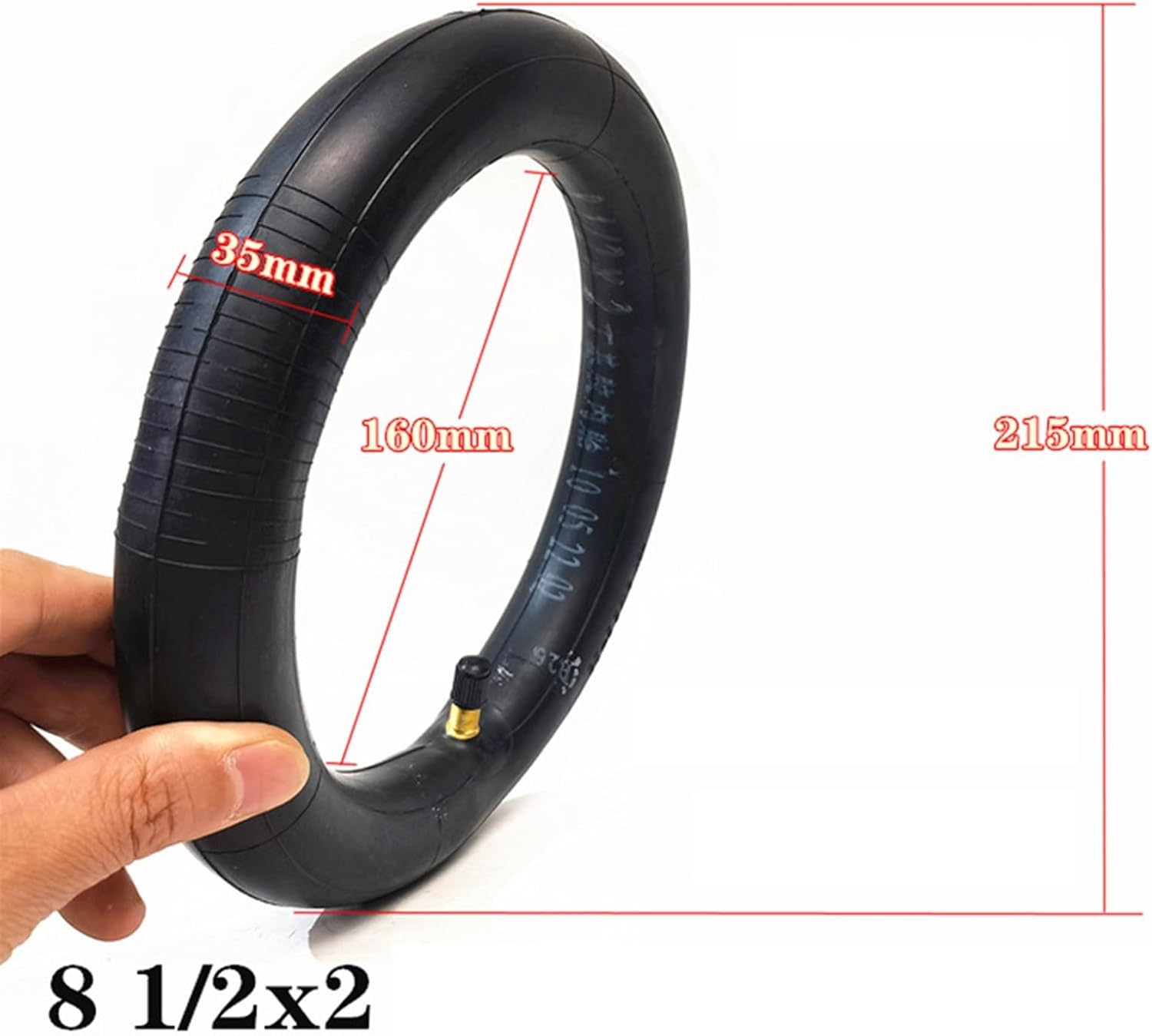 Inner Tube 81/2x2 (50-156) Inner Tube Straight Valve USO apto para Scooter 8.5 Inch Tyre Scooter Parts & Accessories
