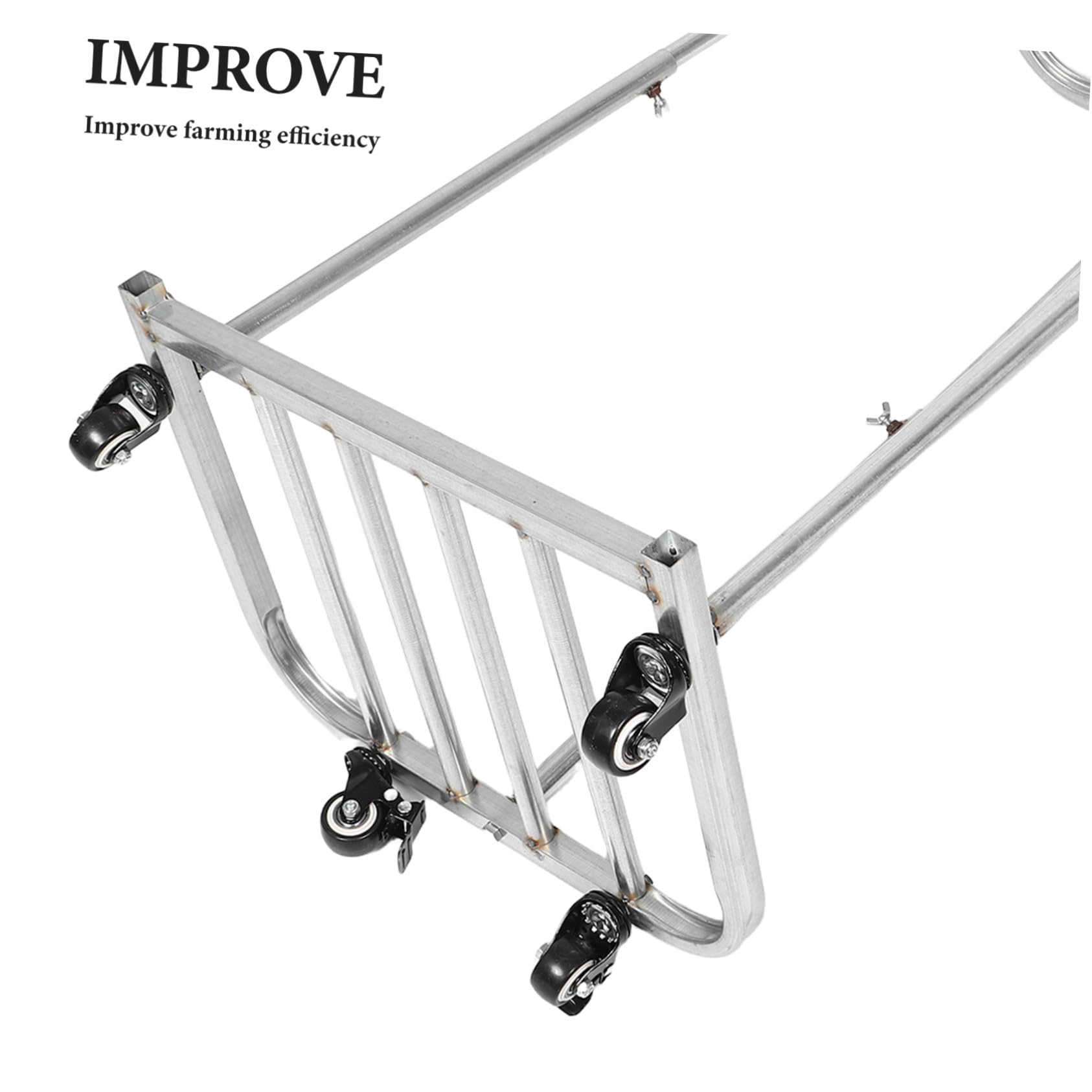 Soporte para Bolsas de Basura de Metal Resistente, Marco Plegable y Ajustable para Bolsas de Jardín, Portátil y Firme, Uso Agrícola y Exterior, Soporte Compacto para Acampar
